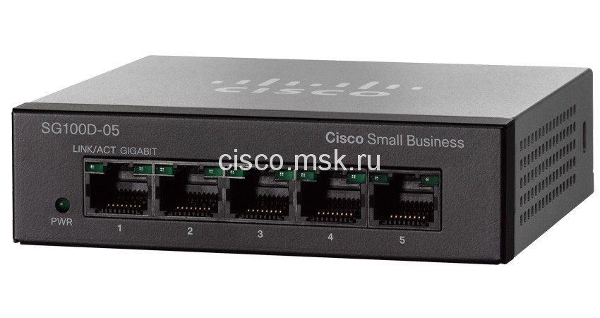 Коммутатор Cisco Small Business 100 SG100D-05-EU/KIT