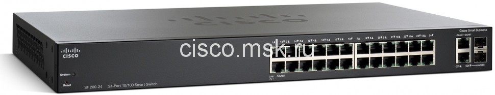 Коммутатор Cisco Small Business 200 SF200-24FP-EU
