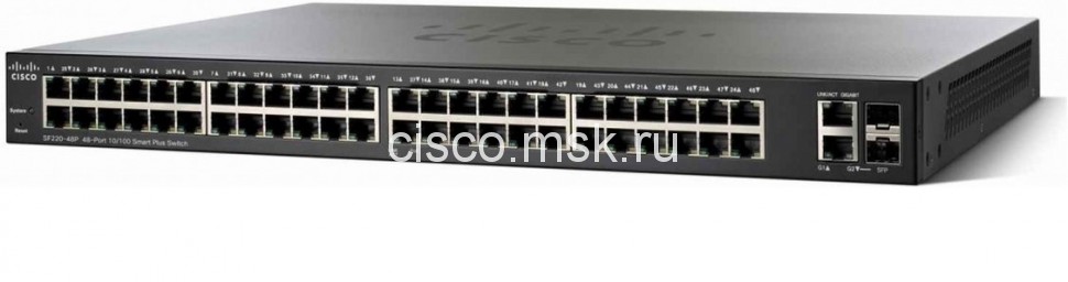 Коммутатор Cisco Small Business 220 SF220-48P-K9-EU
