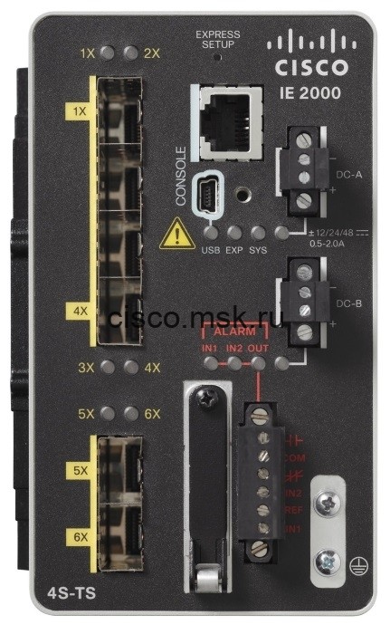 Коммутатор Cisco Industrial Ethernet IE-2000-4TS-G-L - 4xFE + 2xSFP