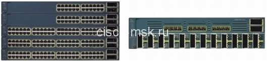 Коммутатор Cisco Catalyst WS-C3560E-24TD-S - 24xGE + 2x10GE (X2)