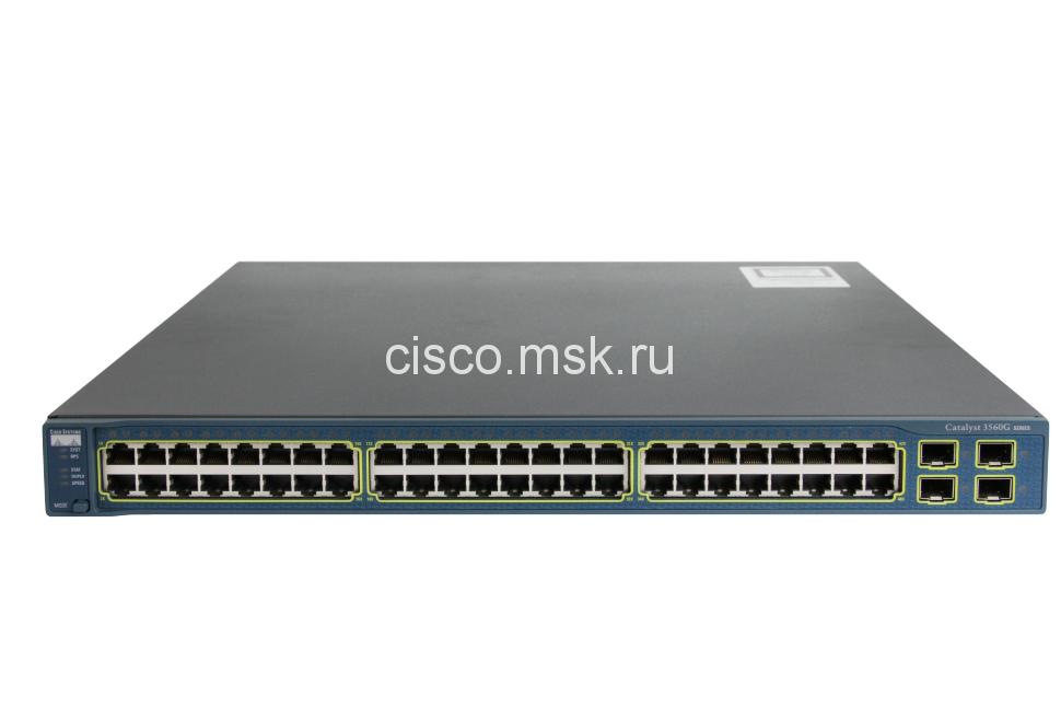 Коммутатор Cisco WS-C3560G-48TS-S - 48xGE + 4xGE (SFP)