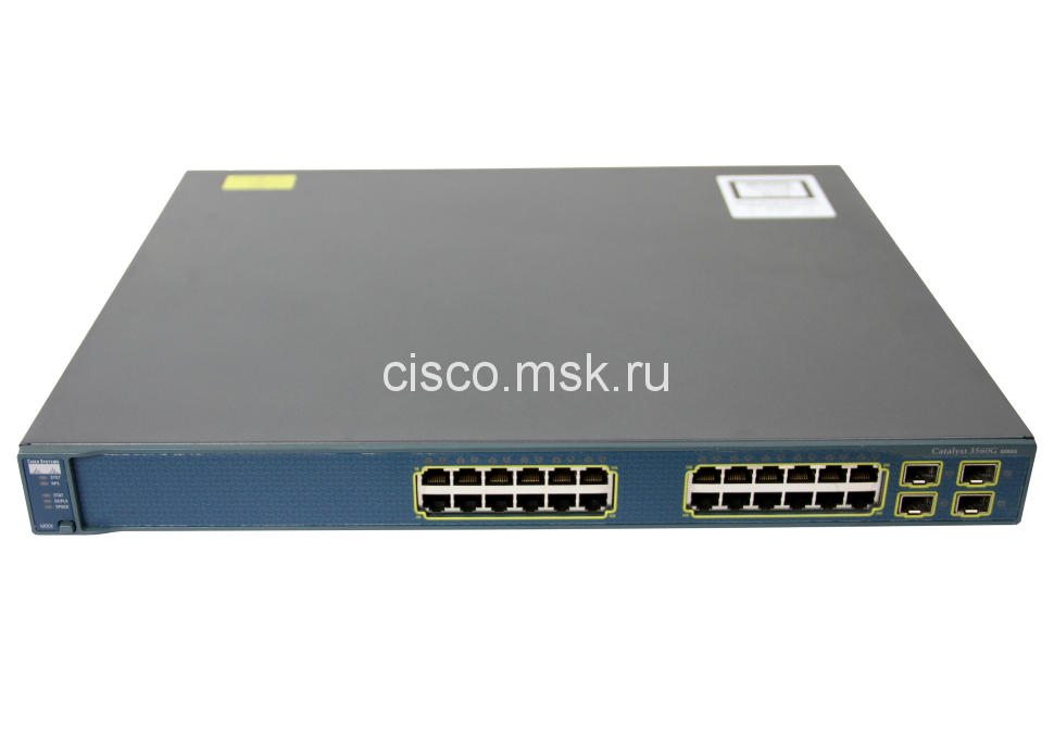 Коммутатор Cisco WS-C3560G-24TS-S - 24xGE + 4xGE (SFP)