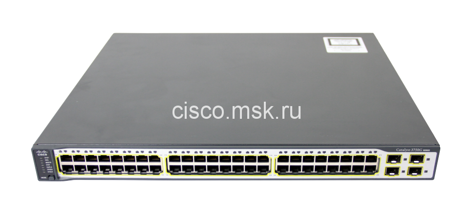 Коммутатор Cisco Catalyst WS-C3750G-48TS-S - 48xGE + 4xGE (SFP)