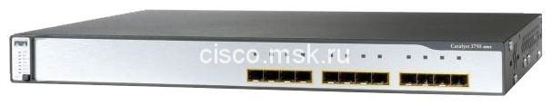 Коммутатор Cisco Catalyst WS-C3750G-12S - 24xGE (SFP)
