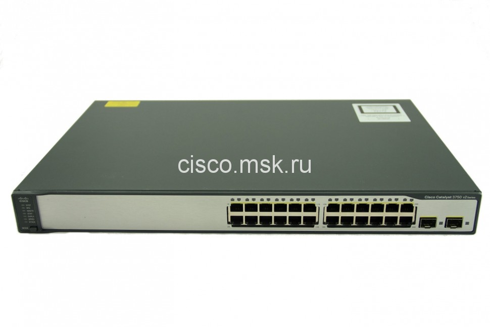 Коммутатор Cisco Catalyst WS-C3750V2-24TS-S - 24xFE + 2xGE (SFP)