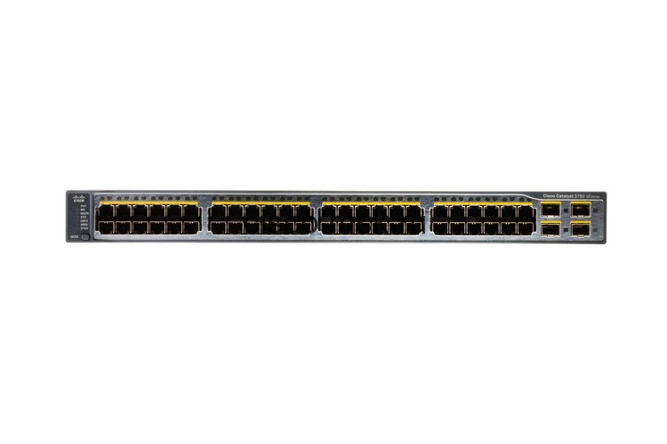 Коммутатор Cisco Catalyst WS-C3750V2-48TS-S- 48xFE + 4xGE (SFP)