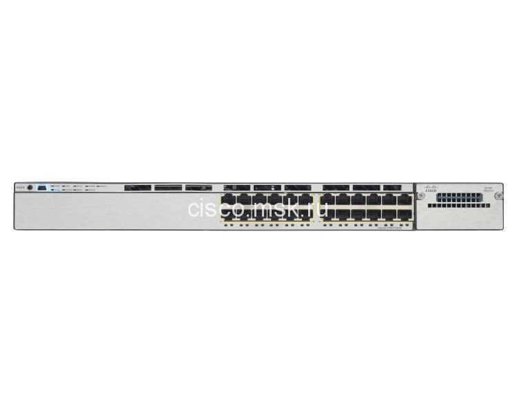 Коммутатор Cisco Catalyst WS-C3750X-24U-L - 24xGE (UPOE), LAN Base