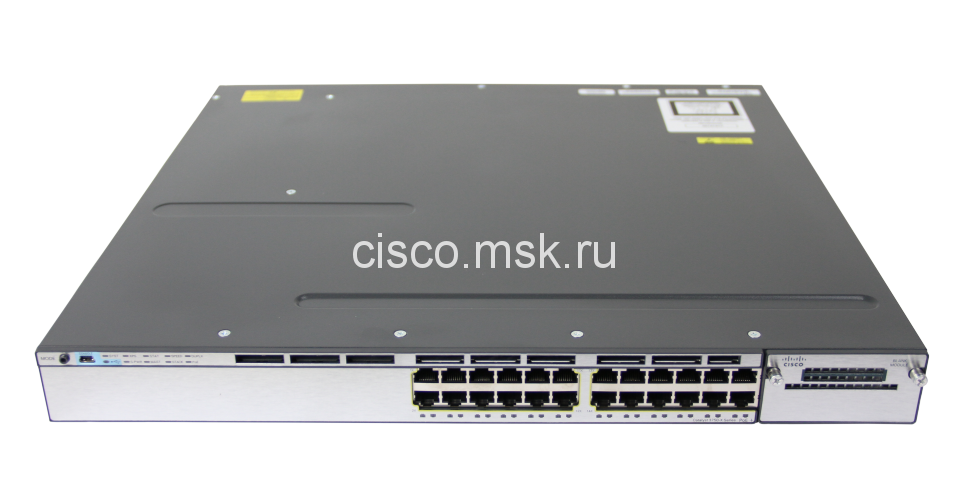 Коммутатор Cisco Catalyst WS-C3750X-24P-S - 24xGE (POE), IP Base