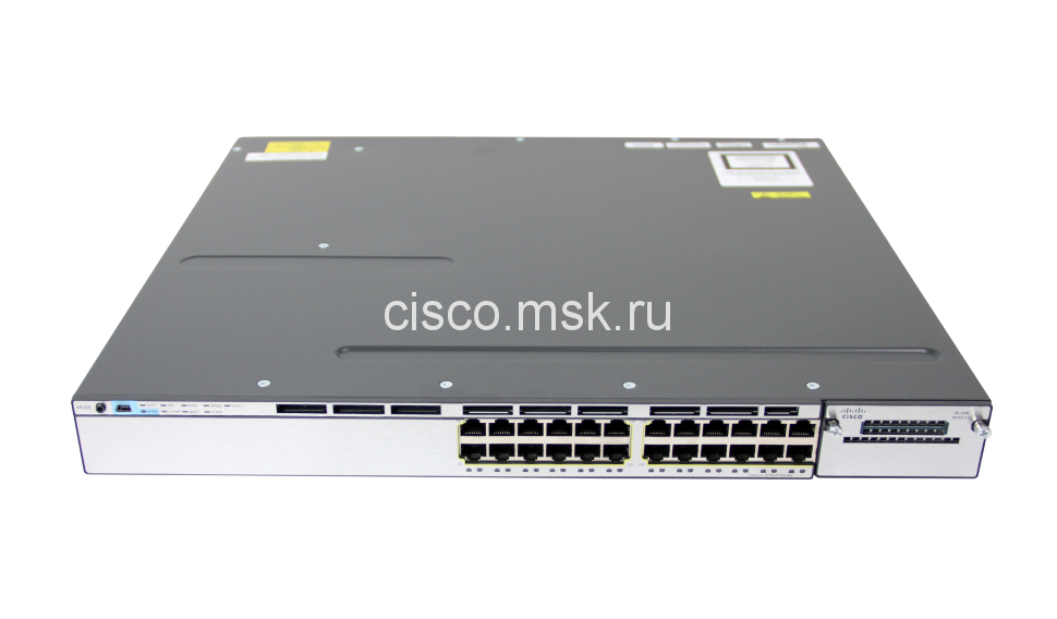 Коммутатор Cisco Catalyst WS-C3750X-24T-L - 24xGE, LAN Base