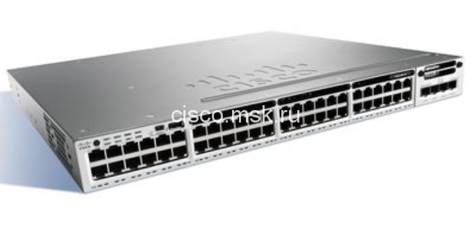 Коммутатор Cisco Catalyst WS-C3850R-48U-L - 48xGE (UPOE), LAN Base