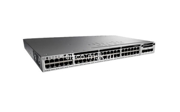 Коммутатор Cisco Catalyst WS-C3850R-48U-S - 48xGE (UPOE), IP Base