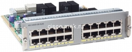 Cisco Catalyst 4900M 20-port 10/100/1000 RJ-45 half card