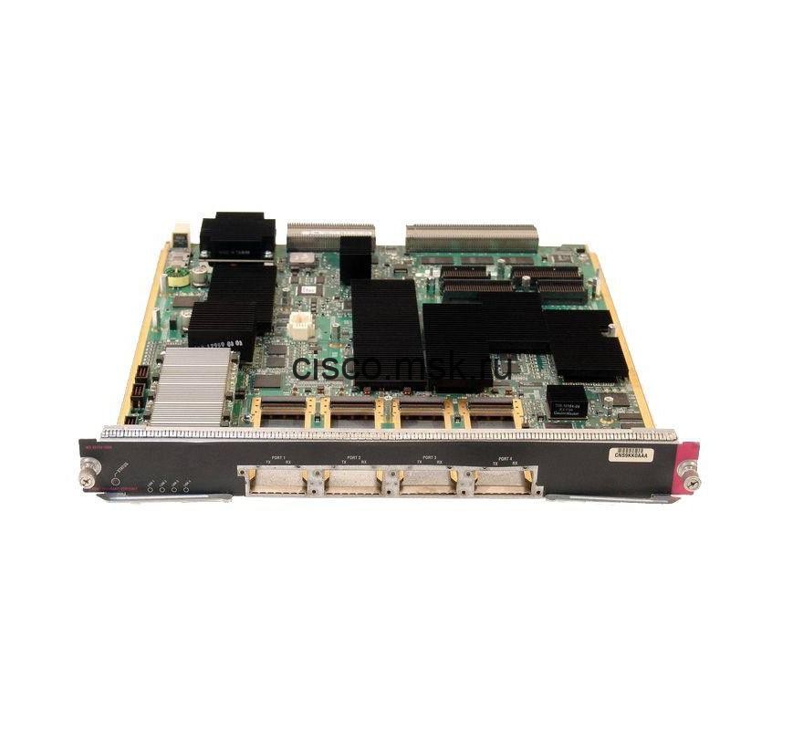 Модуль WS-X6704-10GE= - Cisco Catalyst 6500 4-port 10 Gigabit Ethernet Module (req. XENPAKs)