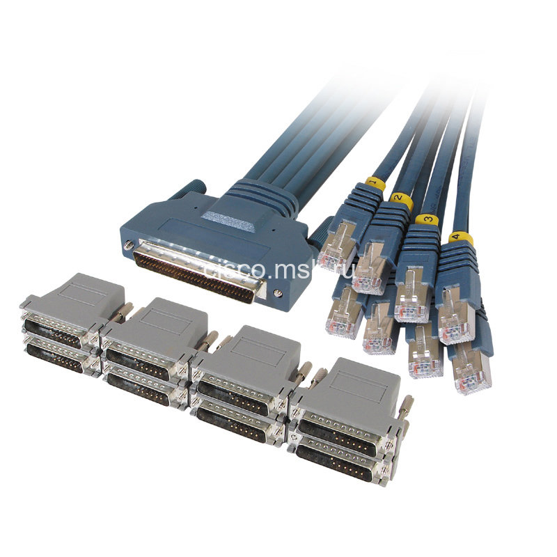 Кабель CAB-OCTAL-KIT - Cisco 8 Lead Octal Cable and 8 Male DB-25 Modem Connectors