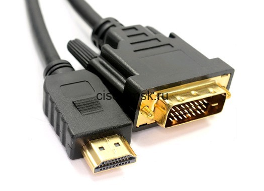 CAB-DVI-HDMI-8M Кабель DVI-HDMI cable 8m with 3.5mm mini-jack audio