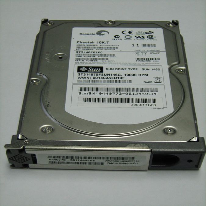 XRA-FC1CB-146G15KZ Sun 146-GB 15K HP FC-AL HDD